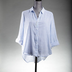 Blue stripe button down